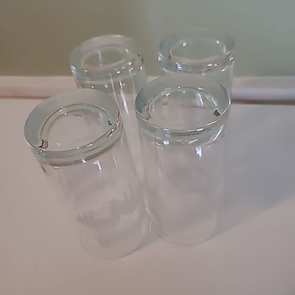 Set of Four Etched Glasses - Picture 4 of 4
